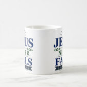 Mug Citation d'espérance scripturaire Jésus ne faillit (Centre)