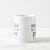Mug Citation d'espérance scripturaire sur la reddition (Centre)