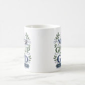 Mug Citation d'espoir scripturaire Ne jamais abandonne (Centre)