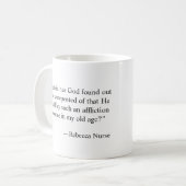 Mug Citation d'essai de sorcière d'infirmière de (Devant gauche)