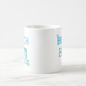 Mug Citation D'Été La Plage Est Mon Heureux Endroit Bl (Centre)