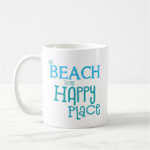 Mug Citation D'Été La Plage Est Mon Heureux Endroit Bl (Gauche)