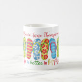 Mug Citation d'été mignonne personnalisée (Centre)