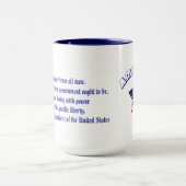 Mug Citation d'Étoile-John Adams d'Américain (Centre)