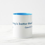 Mug … Citation devenante de Carol Dweck (Centre)