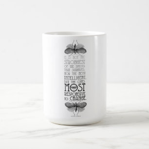 Mug Citation d'évolution de Darwin