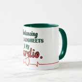 Mug Citation d'expert-comptable drôle (Devant droit)