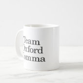 Mug Citation d'Humour de grammaire drôle Équipe Oxford (Devant gauche)