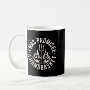 Mug Citation d'humour noir Vintage On m'a promis un pa