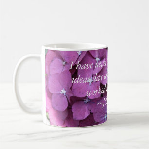 Mug Citation d'hydrangée et de jardinage