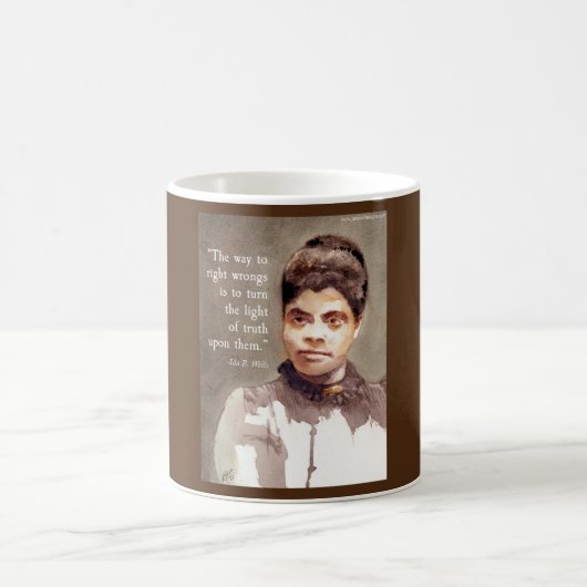 Mug Citation d'Ida B Wells et de "Vérité" (Centre)