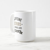 Mug Citation d'infirmière qui sauve des vies avec de l (Devant gauche)