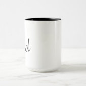 Mug Citation d'inspiration d'affirmation quotidienne | (Centre)