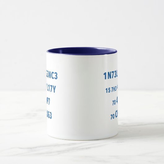 Mug Citation d'intelligence Musique combo (Centre)