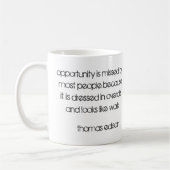Mug Citation d'occasion par Thomas Edison (Gauche)