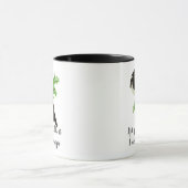 Mug Citation d'oiseau Magpie Si elle éclate, je l'aime (Centre)