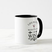 Mug Citation drinker vin drôle (Devant droit)