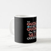 Mug Citation Drôle À Cailler Ou À Ne Pas Cailler (Devant gauche)