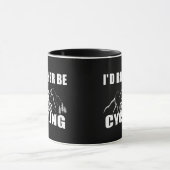 Mug Citation drôle Cadeaux de cyclisme (Centre)