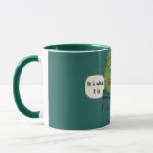 Mug Citation drôle «C'est comme ça»  (Gauche)