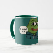Mug Citation drôle «C'est comme ça»  (Devant gauche)