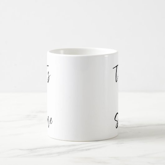 Mug Citation drôle "C'est une honte" (Centre)