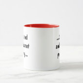 Mug Citation drôle cruelle non ennuyeuse de santé et (Centre)