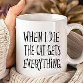 Mug Citation drôle d'amateur de chat
