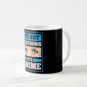 Mug Citation drôle d'Anime | Ce ne sont pas des dessin (Devant droit)