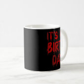Mug Citation drôle d'anniversaire d'horreur de décembr (Devant droit)