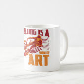 Mug Citation drôle de BMX Vert Ramp Vélo (Devant droit)