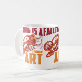 Mug Citation drôle de BMX Vert Ramp Vélo (Devant gauche)