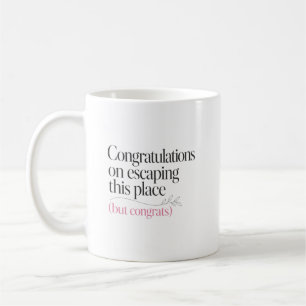 Mug Citation drôle de bonne chance pour un collègue qu