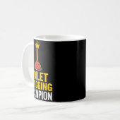 Mug Citation drôle de boucheur de toilettes Chamon Bou (Devant gauche)