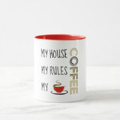 Mug Citation drôle de café (Centre)