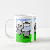 Mug Citation drôle de chèvre de bande dessinée (Gauche)