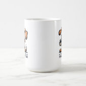 Mug Citation drôle de chien majordome de dessin animé (Centre)
