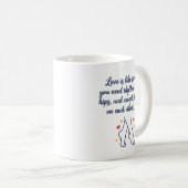Mug Citation drôle de danse pour couples (Devant droit)