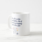 Mug Citation drôle de danse pour couples (Devant gauche)
