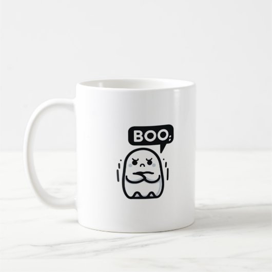 Mug Citation drôle de désapprobation Boo (Gauche)