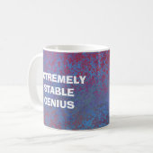 Mug Citation drôle de Donald Trump, un génie extrêmeme (Devant gauche)