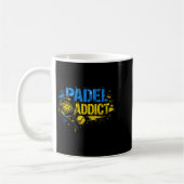 Mug Citation drôle de fan de padel (Gauche)