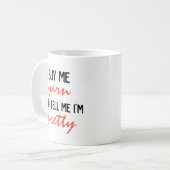 Mug Citation drôle de fil (Devant gauche)