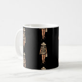 Mug Citation drôle de fille de plage Ne t'inquiète pas (Devant gauche)