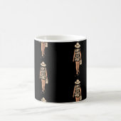 Mug Citation drôle de fille de plage Ne t'inquiète pas (Centre)