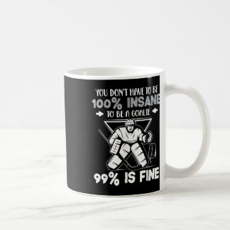 Mug Citation drôle de gardien de but de hockey sur gla