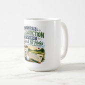 Mug Citation drôle de golf pour golfeur (Devant droit)