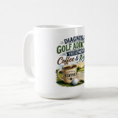 Mug Citation drôle de golf pour golfeur (Devant gauche)