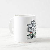 Mug Citation drôle de golf pour golfeur  (Devant gauche)