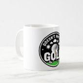 Mug Citation drôle de golf pour golfeur (Devant gauche)